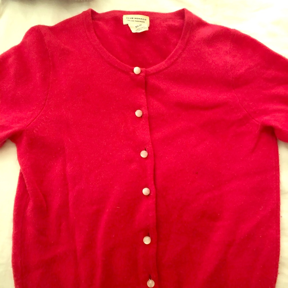 Club Monaco Italian cashmere cardigan - XS